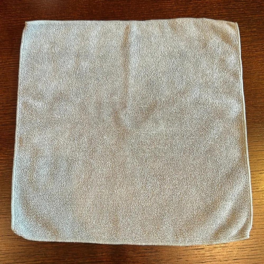 EUC (2) Norwex BODY & FACE Microfiber Gray Washcloth Set of 2 cloths